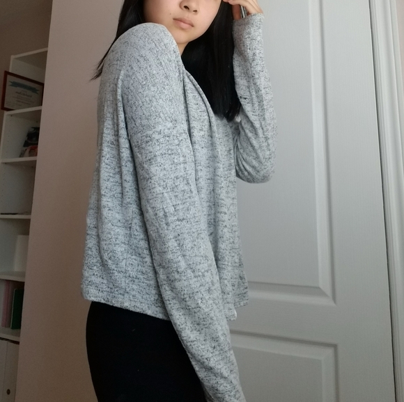 Grey Long Sleeve Sweater - Picture 2 of 5